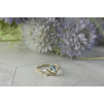 Vintage 925 Sterling Silver Blue Spinel Ring Size 8