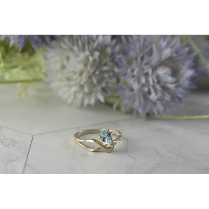 Vintage 925 Sterling Silver Blue Spinel Ring Size 8