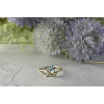 Vintage 925 Sterling Silver Blue Spinel Ring Size 8