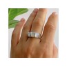 925 Sterling Silver Mother Of Pearl Ring Size 9