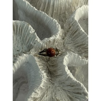 925 Sterling Silver Goldstone Ring Size 7