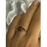 925 Sterling Silver Goldstone Ring Size 7