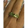 925 Sterling Silver Peridot Ring Size 8