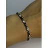 Beautiful 925 Sterling Silver CZ Bracelet Length 7 Inch