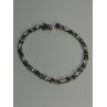 Beautiful 925 Sterling Silver CZ Bracelet Length 7 Inch