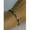 Beautiful 925 Sterling Silver CZ Bracelet Length 7 Inch