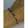 Beautiful 925 Sterling Silver CZ Bracelet Length 7 Inch