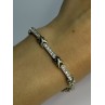 Elegant 925 Sterling Silver CZ Bracelet Length 7.5 Inch