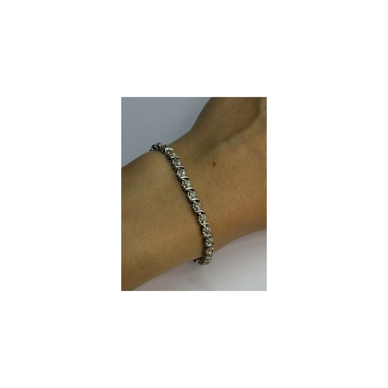 925 Sterling Silver Bracelet Length 7.5 Inch