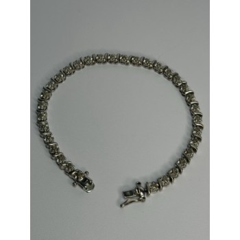 925 Sterling Silver Bracelet Length 7.5 Inch