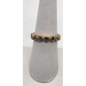 925 Sterling Silver CZ Ring Size 8