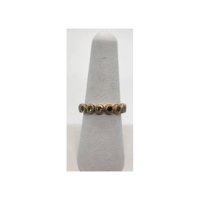 925 Sterling Silver CZ Ring Size 8