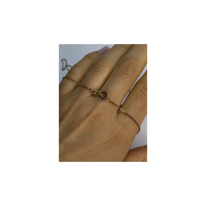 925 Sterling Silver Gold Plated Italy Chain Length 18 Inch