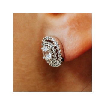 925 Sterling Silver CZ 