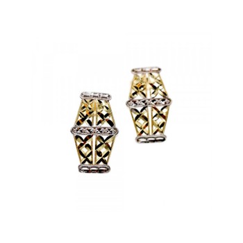 10K YELLOW & WHITE GOLD 