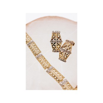 10K YELLOW & WHITE GOLD 