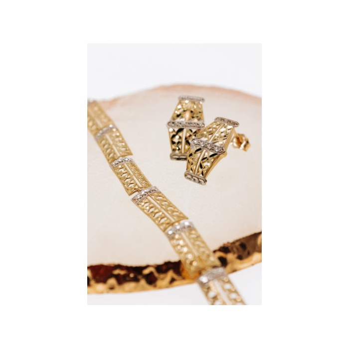 10K YELLOW & WHITE GOLD 