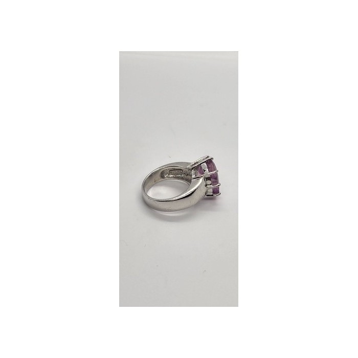 925 Sterling Silver Amethyst Ring Size 7