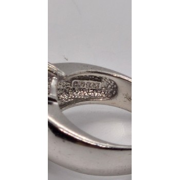 925 Sterling Silver Amethyst Ring Size 7