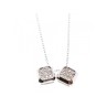 925 Sterling Silver CZ Necklace Pendant