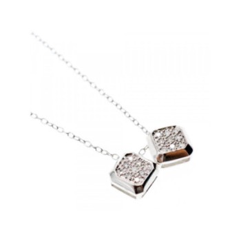 925 Sterling Silver CZ Necklace Pendant