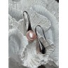 925 STERLING SILVER PEARL EARRINGS LENGTH 1.2 INCH