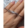 925 Sterling Silver CZ Bracelet Slider