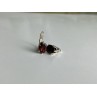 925 Sterling Silver Garnet Earrings