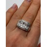 925 Sterling Silver CZ Ring Size 7