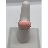 925 Sterling Silver & Pink Agate Ring Size 7.5