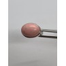 925 Sterling Silver & Pink Agate Ring Size 7.5