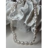 925 STERLING SILVER FRESHWATER PEARLS NECKLACE LENGTH 18 INCH