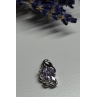 925 Sterling Silver Tanzanite & Diamond Pendant