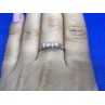 925 Sterling Silver Pink Quartz Ring Size 8