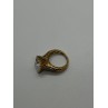 925 Sterling Silver Gold Plated CZ Ring Size 4.5