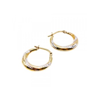925 STERLING SILVER GOLD PLATED (10K)  EARRINGS