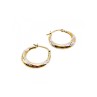 925 STERLING SILVER GOLD PLATED (10K)  EARRINGS