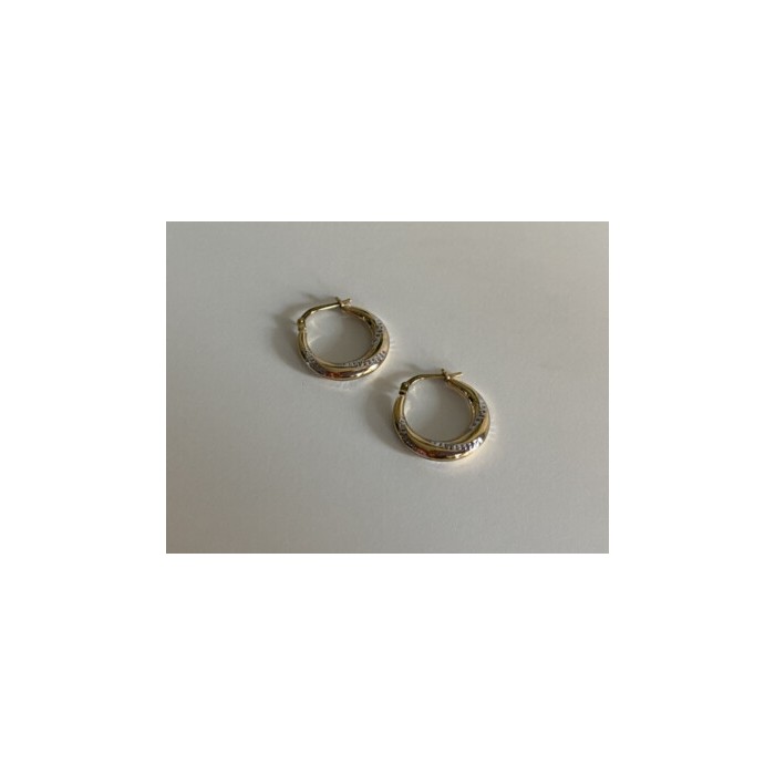 925 STERLING SILVER GOLD PLATED (10K)  EARRINGS