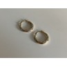 925 STERLING SILVER GOLD PLATED (10K)  EARRINGS