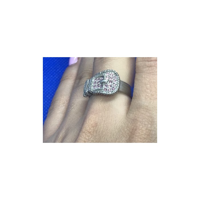 925 Sterling Silver Pink Quartz 