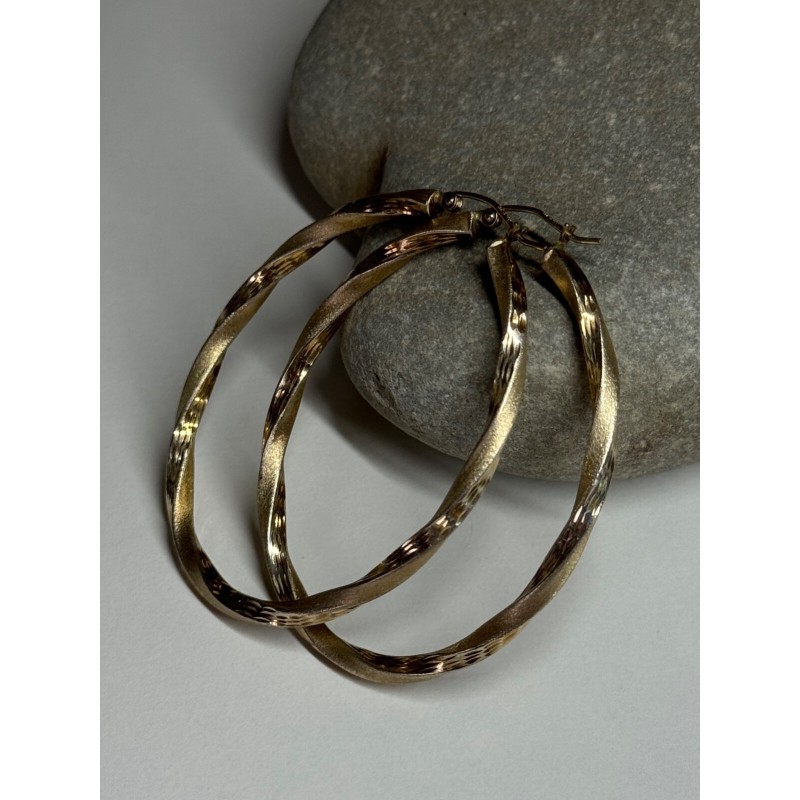 925 Sterling Silver Earrings Length 53.5 Mm