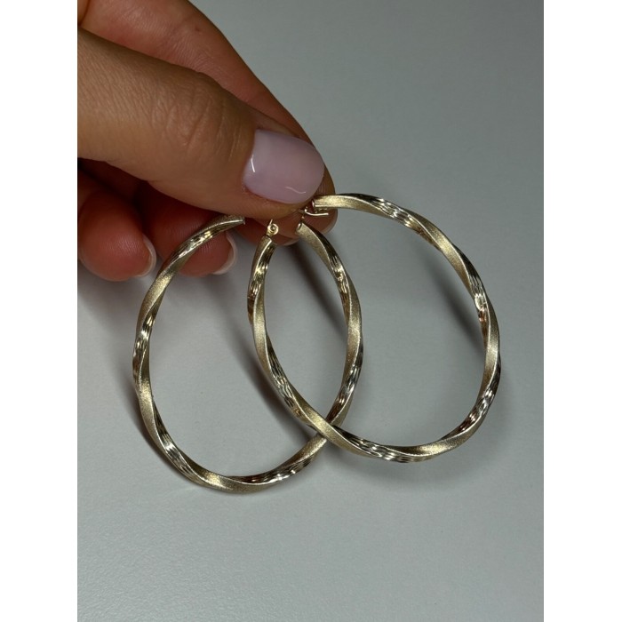 925 Sterling Silver Earrings Length 53.5 Mm