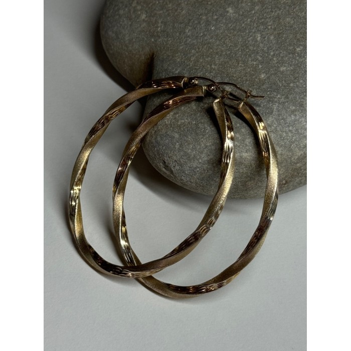 925 Sterling Silver Earrings Length 53.5 Mm