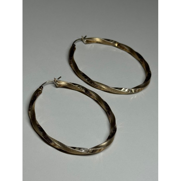 925 Sterling Silver Earrings Length 53.5 Mm