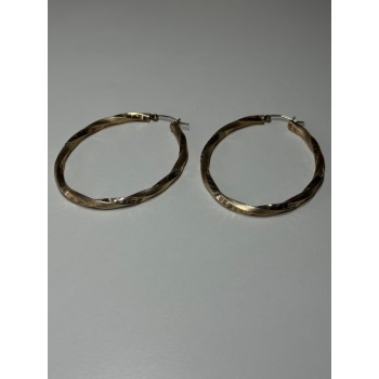 925 Sterling Silver Earrings Length 53.5 Mm