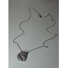 925 Sterling Silver Baby Bear CZ Necklace Length 18 Inch