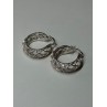 925 Sterling Silver Earrings Length 24 Mm