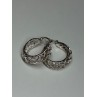 925 Sterling Silver Earrings Length 24 Mm