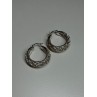 925 Sterling Silver Earrings Length 24 Mm