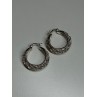 925 Sterling Silver Earrings Length 24 Mm